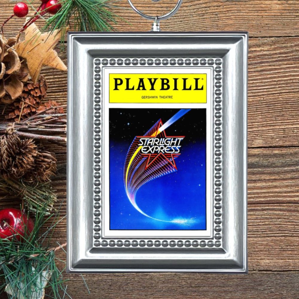 Starlight Express‎ Broadway Musical Playbill Christmas Tree Ornament